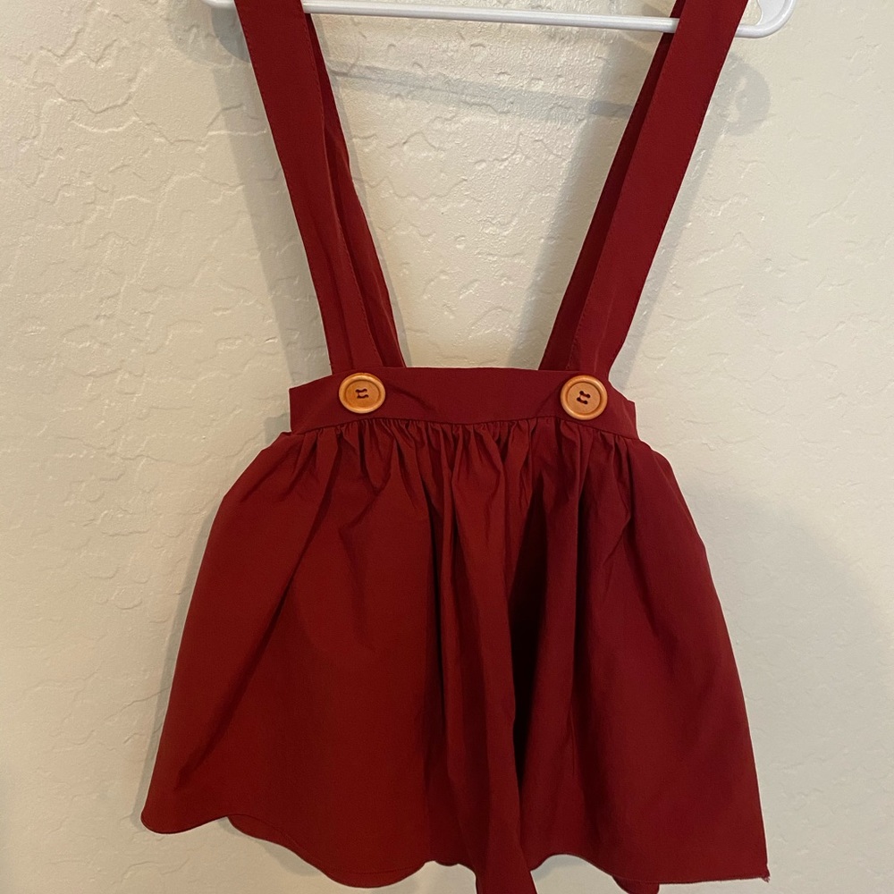 Bailey’s Blossoms Suspender Skirt 3T